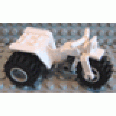 Part 30187c05 Tricycle Complete Assembly with Dark Bluish Gray Chassis and Light Bluish Gray Wheels 